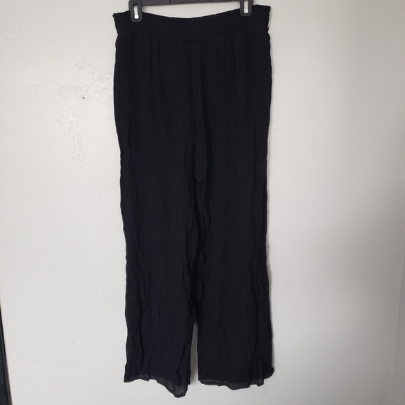 Fortune + Ivy Women's 1X Black Beachy Pants Lightweight Summer Stitch Fix - Picture 4 of 5